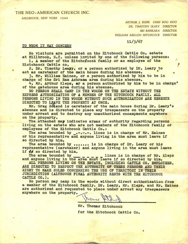 Sacred and Irrevocable Donation of Thomas