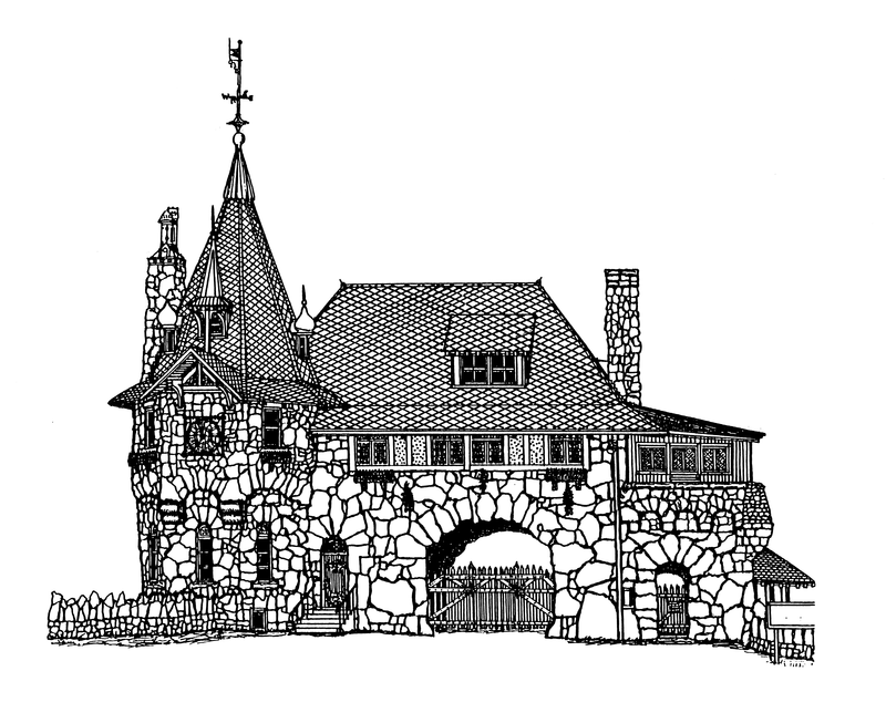 Gatehouse line drawing